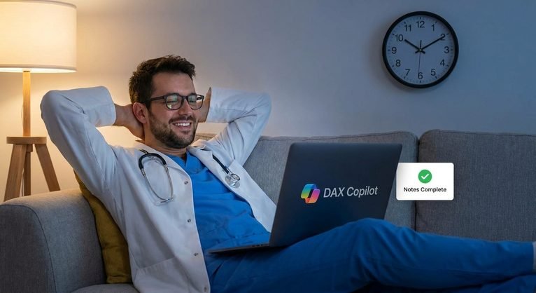 DAX Copilot para Notas Clínicas: Cómo Eliminar la Documentación Fuera del Horario