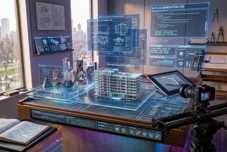 IA para BIM (Building Information Modeling): Automatización de Planos